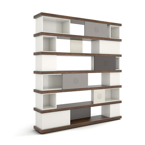 Bibliothèque modulable - DETROIT - Colección Alexandra - contemporaine / en MDF laqué / en placage de bois