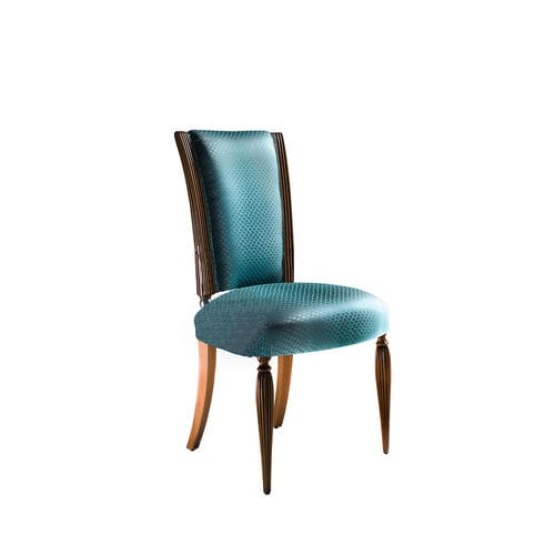 Chaise de salle à manger classique - DECO - Colección Alexandra - d'intérieur / en tissu / avec piètement en bois