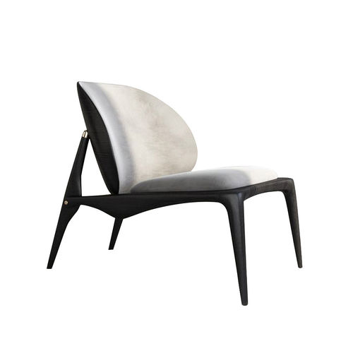 Chauffeuse contemporaine - THE ONE - Colección Alexandra - en tissu / en cuir / en frêne