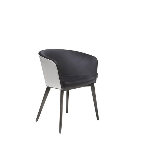 Chaise de salle à manger contemporaine - MASTER - Colección Alexandra - d'intérieur / en tissu / en cuir