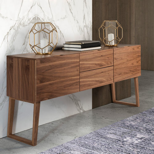 Buffet sur pieds hauts - 3077 - Angel Cerdá - contemporain / en noyer / avec tiroirs