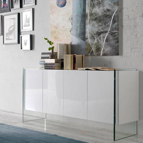 Buffet contemporain - 3058 - Angel Cerdá - en bois laqué / double / pour hôtel