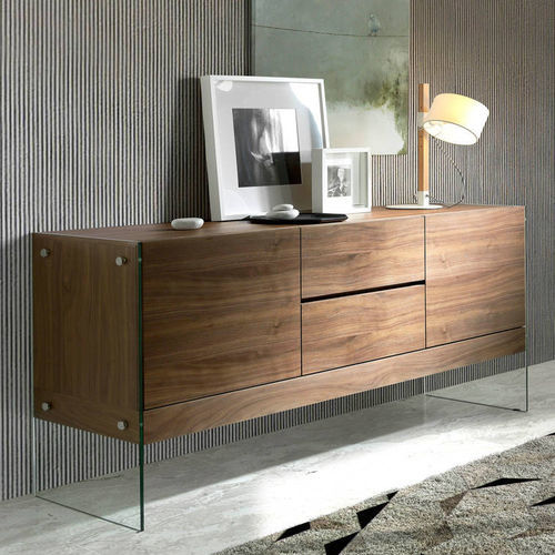 Buffet contemporain - 3062 - Angel Cerdá - en noyer / double / pour hôtel