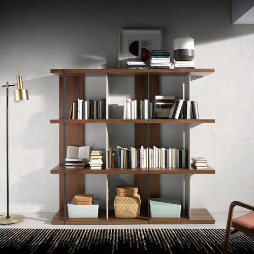 Bibliothèque contemporaine - 3236 - Angel Cerdá - pour bureau / en bois laqué / en noyer