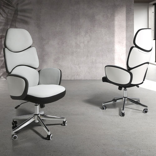 Chaise de bureau contemporaine - 4142 - Angel Cerdá - d'intérieur / en tissu / avec piètement en acier inoxydable