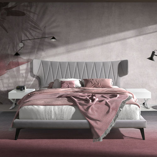Lit double - 7160 - Angel Cerdá - contemporain / tapissé / avec tête de lit