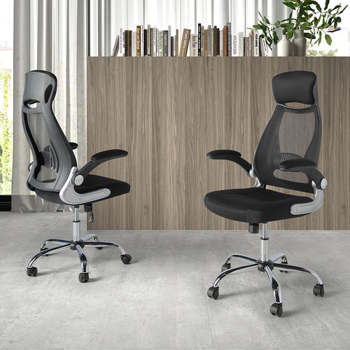 Chaise de bureau contemporaine - 4140 - Angel Cerdá - d'intérieur / en tissu / avec piètement en acier inoxydable