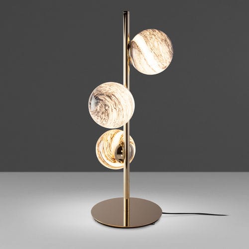 Lampe de table - 8065 - Angel Cerdá - en acier inoxydable / en verre / contemporaine
