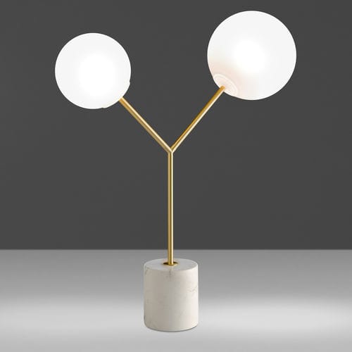 Lampe de table - 8050 - Angel Cerdá - en acier / en verre / en marbre