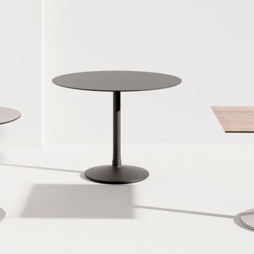 Table bistrot contemporaine - TOP & STOP - SEGIS - en HPL / en mélaminé / en porcelaine