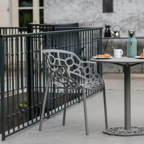 Chaise contemporaine - POLO - SEGIS - d'extérieur / d'intérieur / en aluminium extrudé
