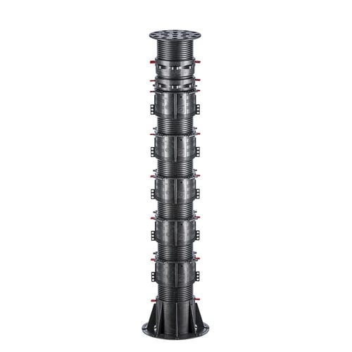 Plot de terrasse en polypropylène - BC-12 - 782 - 1130 mm - Buzon Pedestal International - d'extérieur / réglable / pour lames de terrasse