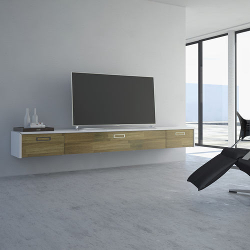 Meuble TV contemporain - S1 LB-2 - Handelsagentur Lars Schnepel UG - lowboard / 2 portes / modulable