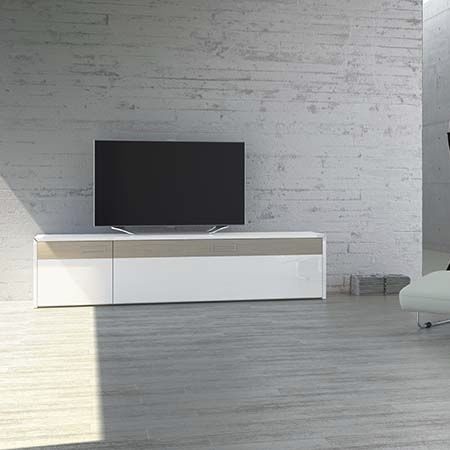 Meuble TV contemporain - S1 MK-1 - Handelsagentur Lars Schnepel UG - lowboard / en bois / en tissu