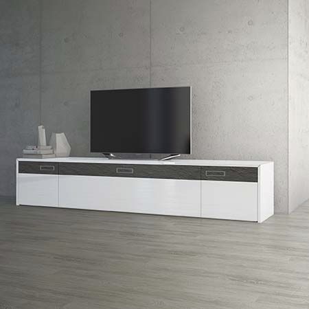 Meuble TV contemporain - S1 MK-2 - Handelsagentur Lars Schnepel UG - lowboard / en bois / en tissu