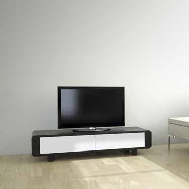 Meuble TV contemporain - ELF-Lowboard 120 closed - Handelsagentur Lars Schnepel UG - lowboard / en bois / blanc