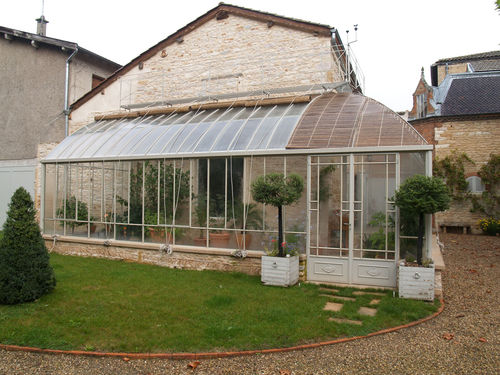 Serre en fer - LEAN-TO  - SERRES ET FERRONNERIES D'ANTAN