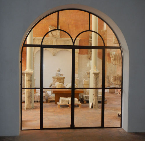 Porte d'intérieur - SERRES ET FERRONNERIES D'ANTAN - en verre / battante / coulissante