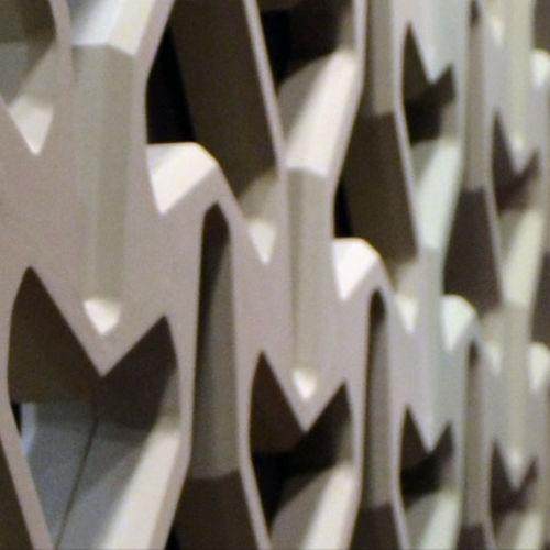 Panneau décoratif de revêtement - ARABESQUE - 3D surface - mural / pour agencement intérieur / en mortier fibré