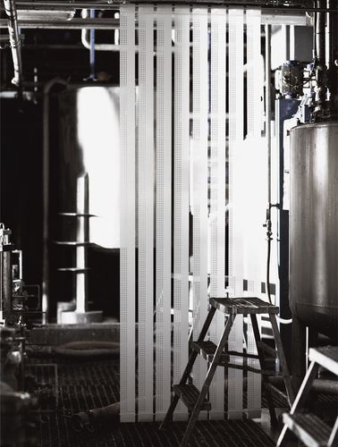 Store à bandes verticales - PREMIUM - Contrejour - pour fenêtre / en tissu