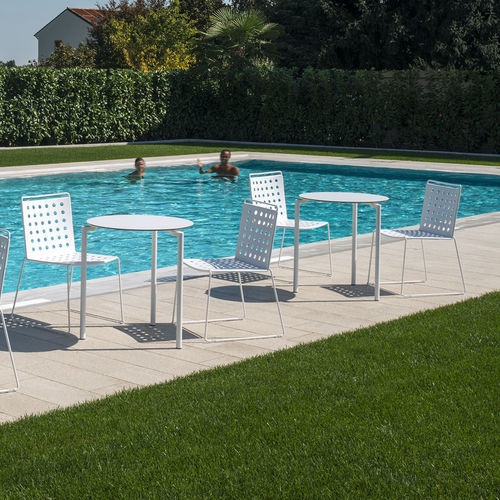 Chaise contemporaine - BUSY - URBANTIME - de jardin / pour plage de piscine / en aluminium