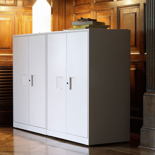 Armoire de classement basse - MAHIA - FAMO - en métal / avec porte battante / contemporaine