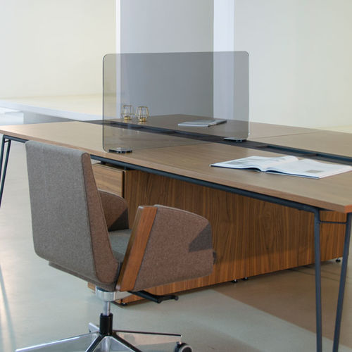 Séparateur de bureau sur bureau - PLAN - FAMO - en acrylique / de protection / transparent