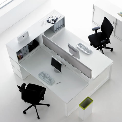 Bureau pour open space - PING PONG - FAMO - sur pied / de 2 à 4 personnes / multiplace