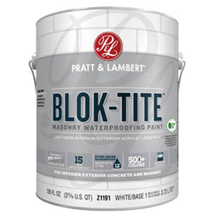 Peinture d'étanchéité - BLOK-TITE™ - Pratt & Lambert - d'extérieur / intérieure / pour mur
