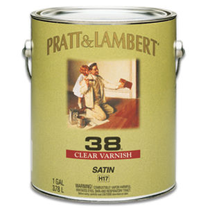 Vernis de protection - 38® CLEAR  - Pratt & Lambert - pour bois / brillant / satiné
