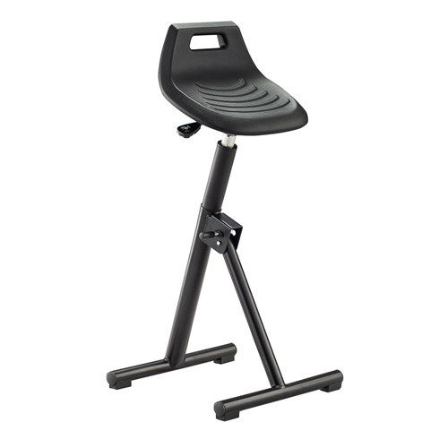 Tabouret de bureau contemporain - INDUSTRIAL PERCH - Safco - en polyuréthane / à hauteur réglable / pour le télétravail