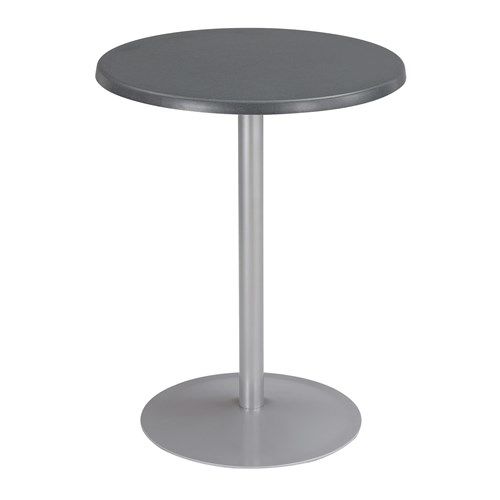 Table bistrot contemporaine - ENTOURAGE™ - Safco - en stratifié / avec piètement en acier / ronde