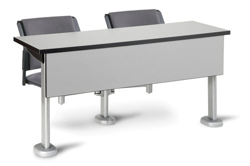 Chaise d'auditorium en plastique - M60 SWING AWAY: TURANDOT - Sedia Systems - table intégrée / pivotante / sans accoudoirs