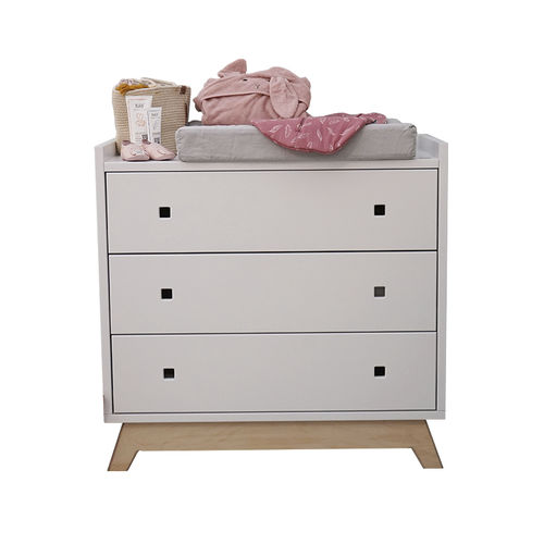 Commode contemporaine - MADAVIN - MATHY BY BOLS - en bois / pour enfant / 3 tiroirs