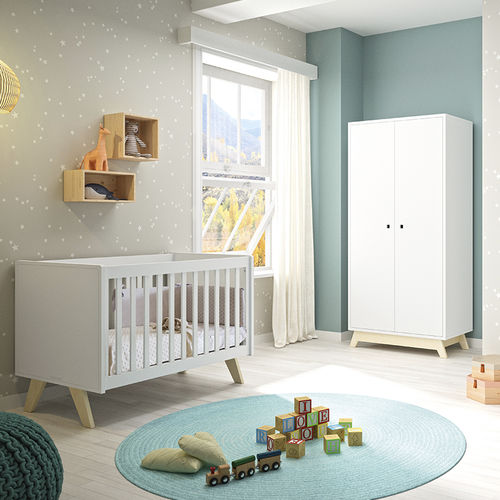 Chambre d'enfant blanche - MADAVIN - MATHY BY BOLS - MDF / en bouleau / pour bébé