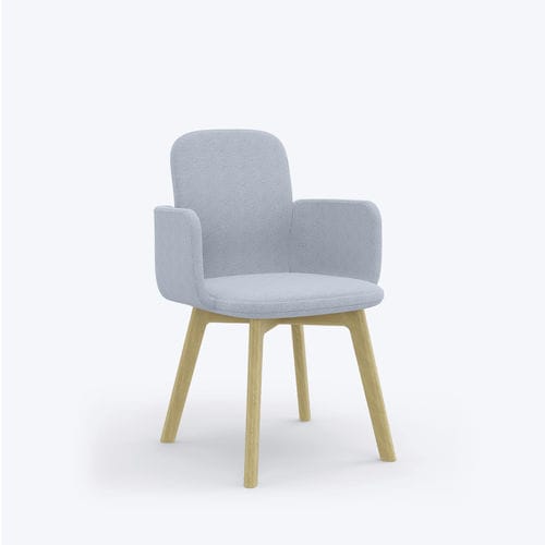 Fauteuil contemporain - LIRIX - Viasit GmbH - en tissu / en métal / tapissé