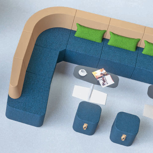Canapé modulable - ORGANIC - Viasit GmbH - contemporain / en mousse / modulable