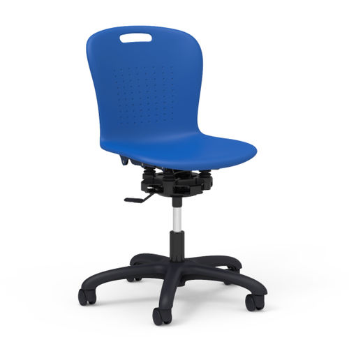 Chaise contemporaine - SAGE SERIES R2M MOBILE TASK - Virco - d'intérieur / en polypropylène / ergonomique
