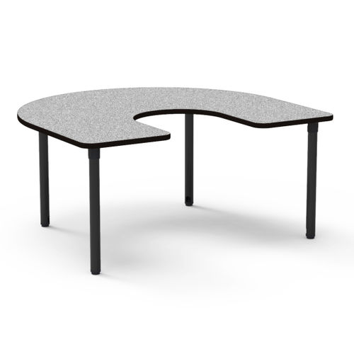 Table contemporaine - 5000 SERIES HORSESHOE - Virco - en acier / en stratifié haute pression / avec piètement en acier