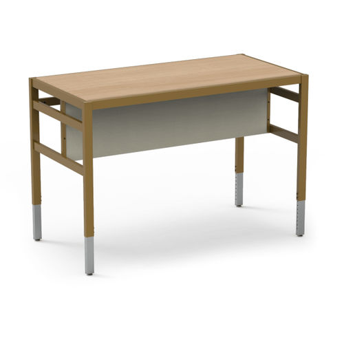 Table contemporaine - MAKERSPACE SERIES TOP - Virco - en contreplaqué / en acier / en stratifié haute pression
