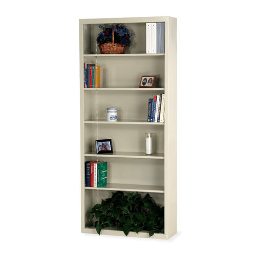 Bibliothèque contemporaine - #BOOKCASE-BCM3684-GRY05 - Virco - en acier