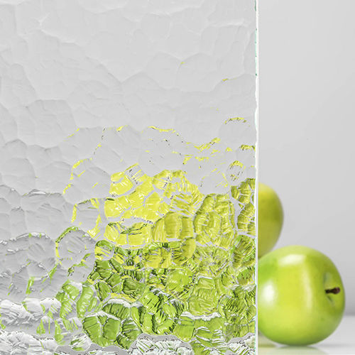 Panneau en verre à motif - MONUMENTAL - General Glass International - texturé / translucide / pour agencement intérieur