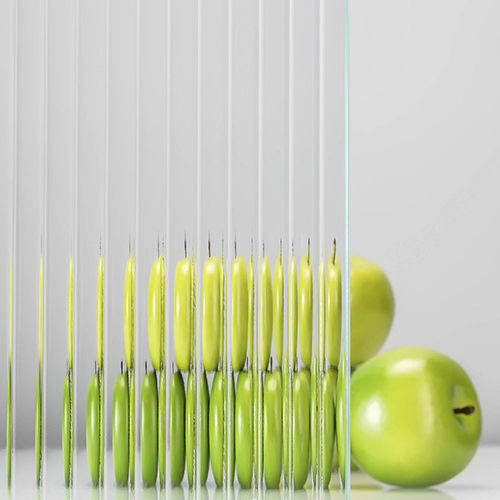 Panneau en verre à motif - REEDED - General Glass International - texturé / translucide / pour agencement intérieur