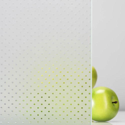 Panneau en verre trempé - DOTS - General Glass International - feuilleté / à motif / gravé à l'acide