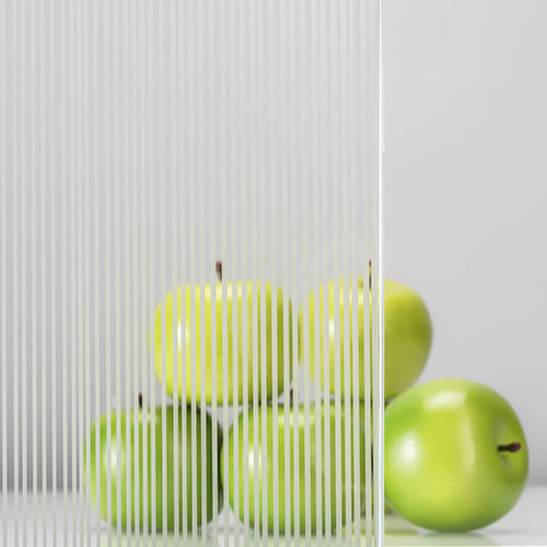 Panneau en verre trempé - ILLUSION LINES - General Glass International - feuilleté / à motif / satiné