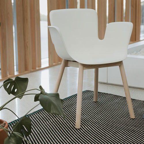Chaise visiteur contemporaine - JULI - Haworth - d'intérieur / en plastique / en plastique recyclé