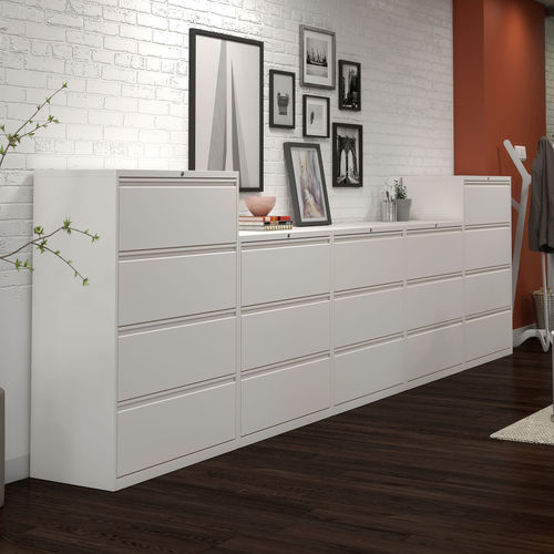 Caisson de bureau en métal - V SERIES - Haworth - à 2 tiroirs / à 3 tiroirs / à 4 tiroirs