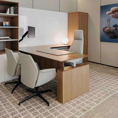 Ensemble bureau et rangement écolabel Greenguard® - MASTERS  - Haworth - professionnel