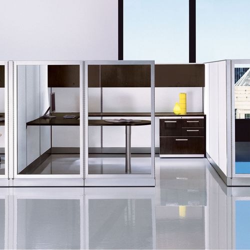 Bureau pour open space - UNIGROUP TOO - Haworth - mural / de 2 à 4 personnes / contemporain