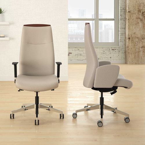 Chaise de bureau contemporaine - PROTOCOL - Jasper Group - d'intérieur / en tissu / tapissée